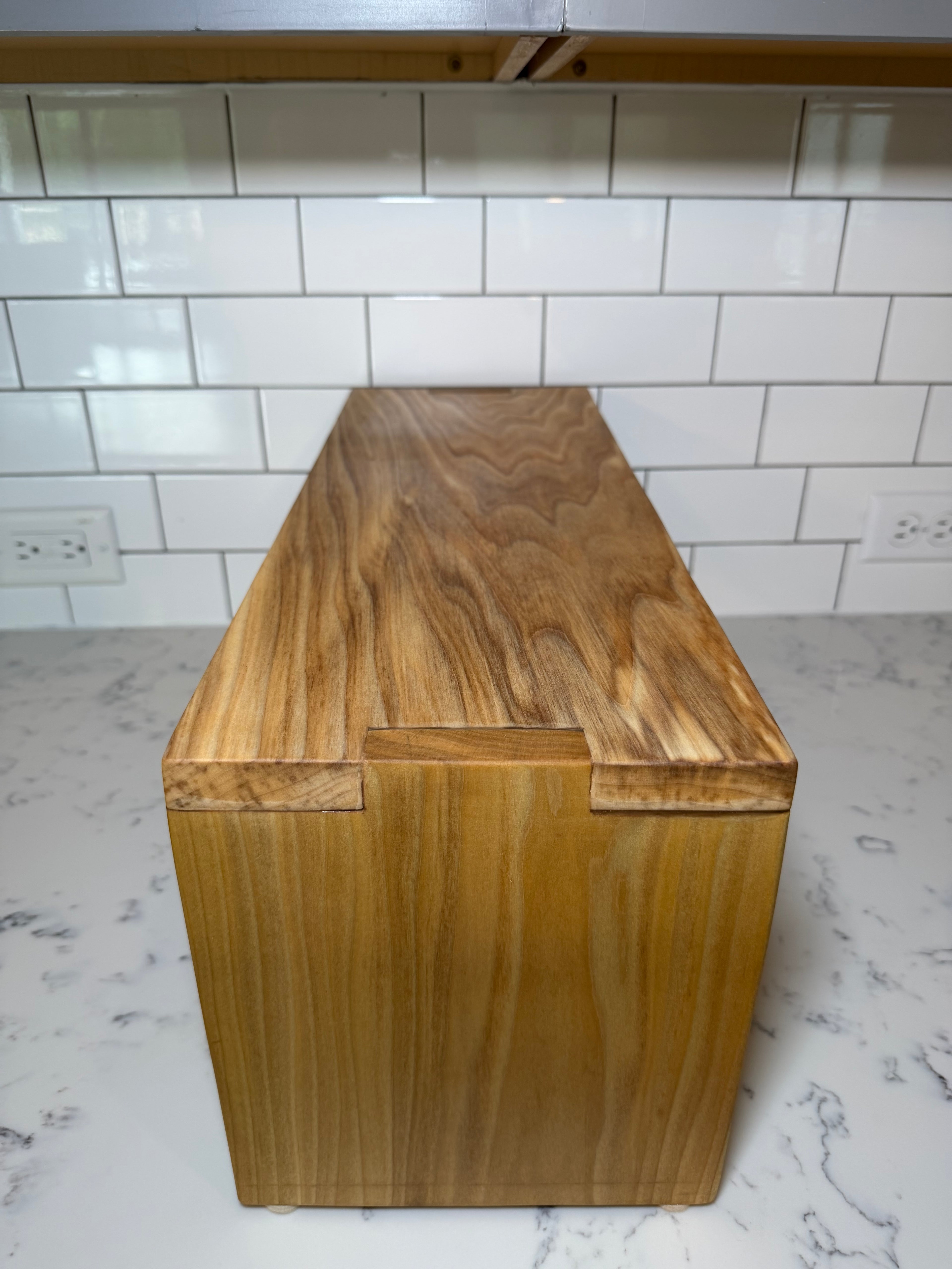 Poplar Countertop Shelf