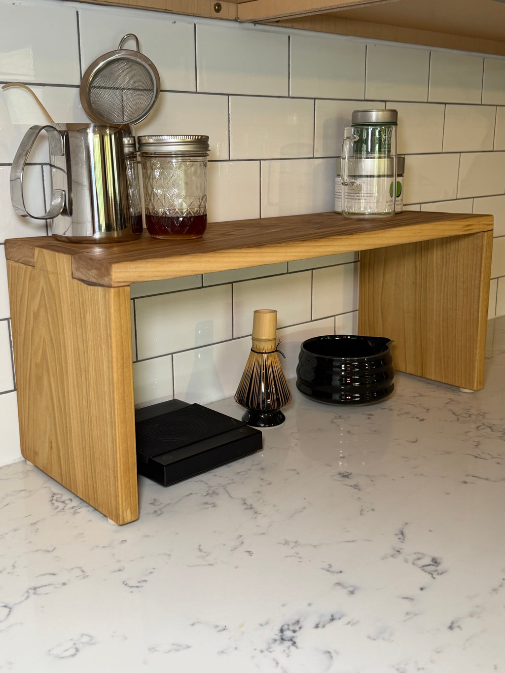 Poplar Countertop Shelf