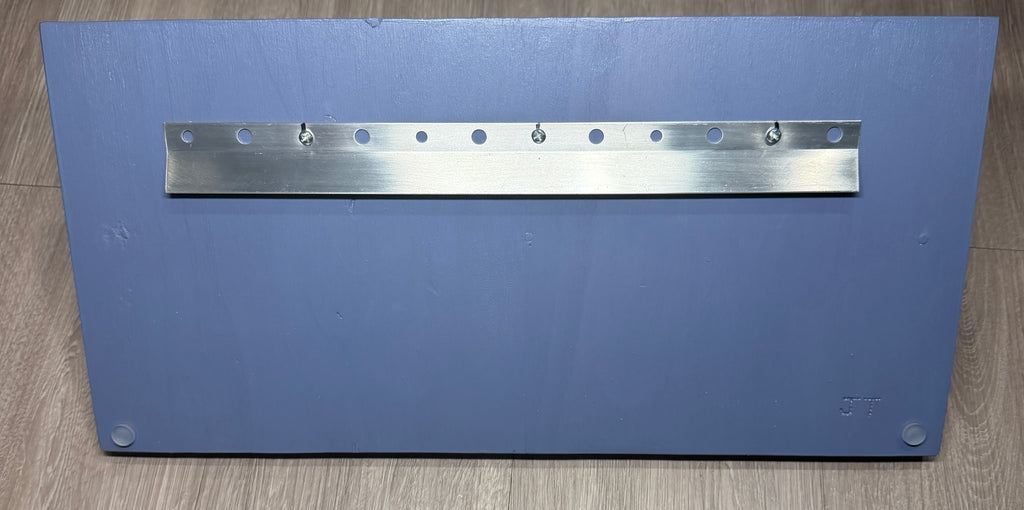 Entryway Shelf with Hooks — Blue