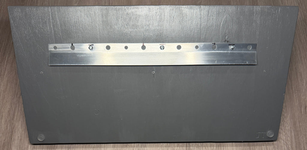 Entryway Shelf with Hooks — Gray